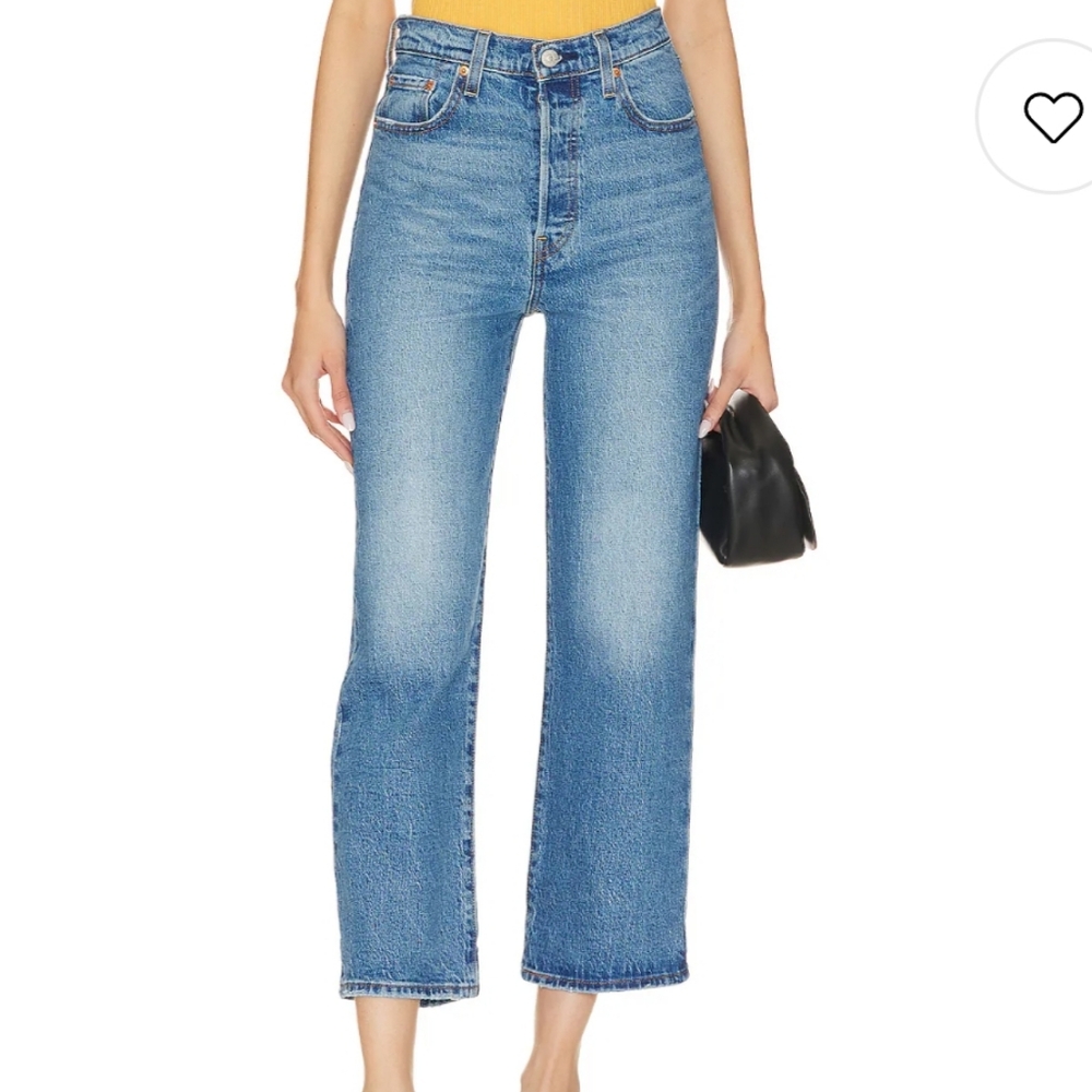 NEW ..Ribcage Straight Ankle Jeans in Dance Around. ..Size 30